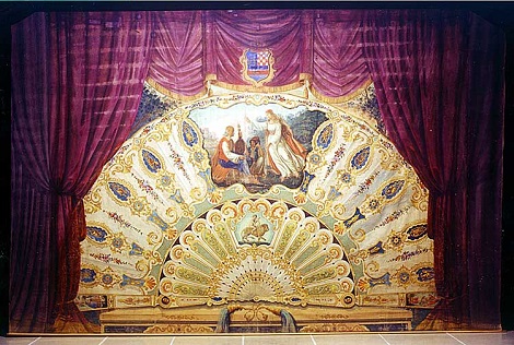 Vjekoslav Karas: Djed, unuk i vila, 1850., svečani zastor iz Stankovićevog kazališta