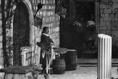 Dubrovačke ljetne igre: Marin Držić, Dundo Maroje, red. Kosta Spajić, 1967., foto: Krešimir Tadić