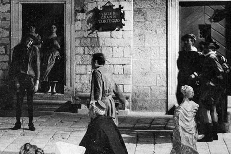 Dubrovačke ljetne igre: Marin Držić, Dundo Maroje, red. Kosta Spajić, 1967., foto: Krešimir Tadić