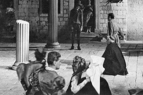 Dubrovačke ljetne igre: Marin Držić, Dundo Maroje, red. Kosta Spajić, 1967., foto: Krešimir Tadić