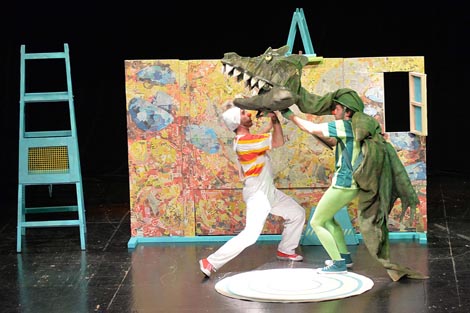 Scena Martin Hrvatskog doma Vukovar: Hrvoje Zalar, Fljuf i Žljuf, red. Robert Raponja