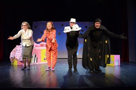 Kazalište Virovitica: Silvija Šesto, Gospodin Mrak i 3 bijela šeširića, red. Draško Zidar