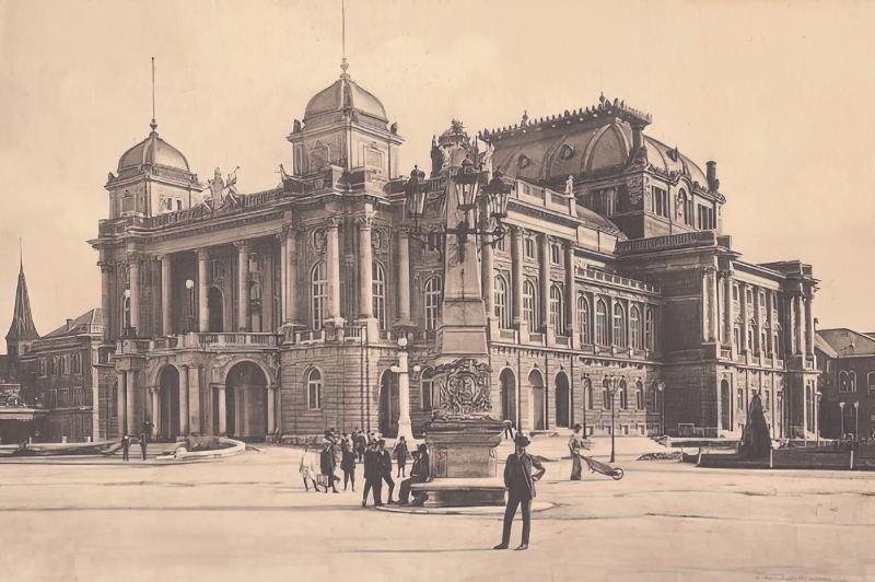 Nova zgrada zagrebačkog HNK, 1895.
