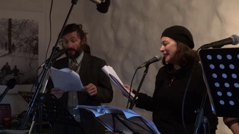 Multimedijalna koliba, Zagreb: Hoerspiel – mala igra za slušanje (i gledanje), autorski projekt Pavlice Bajsić (fotorafija s premijere)