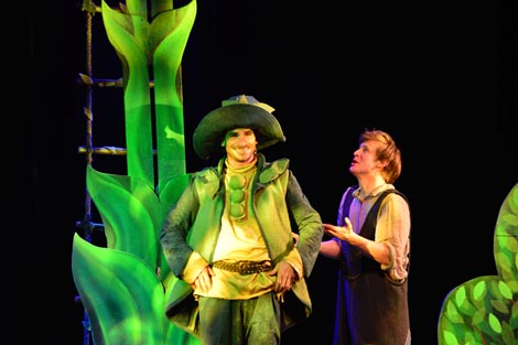 Gradsko kazalište Žar ptica, Zagreb: Marijana Nola (prema istoimenoj engleskoj bajci Josepha Jacobsa), Janko i čarobni grah, red. Helena Petković, foto: © Novković