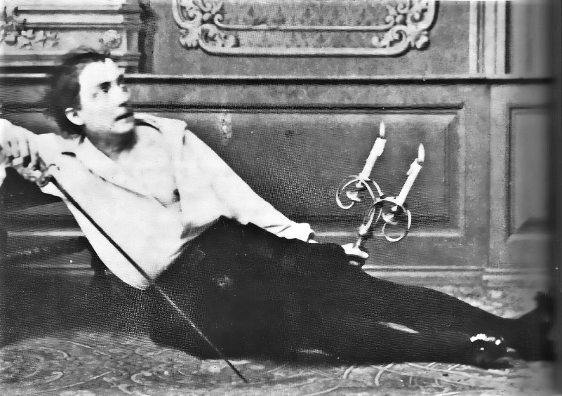 Josip Freudenreich kao Franz Moor u Schillerovim <em>Razbojnicima</em>