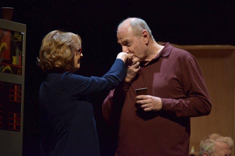 Kazalište Moruzgva, Zagreb: Nina Mitrović, Kako život, red. Ivan Leo Lemo, foto: Igor Čepurkovski