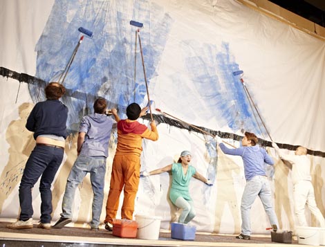 Državno kazalište iz Braunschweiga i Zagrebačko kazalište mladih: Ivana Sajko, Krajolik s padom, red. Daniela Löffner