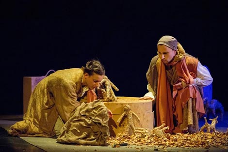 Dječje kazalište Branka Mihaljevića, Osijek, Kazalište Oberon, Koprivnica: Selma Lagerlöf, Legende o Kristu, red. Damir Mađarić