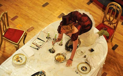 Kazalište Marina Držića, Dubrovnik: Georges Feydeau, Mačak u vreći, red. Ivan Leo Lemo, foto: Željko Tutnjević