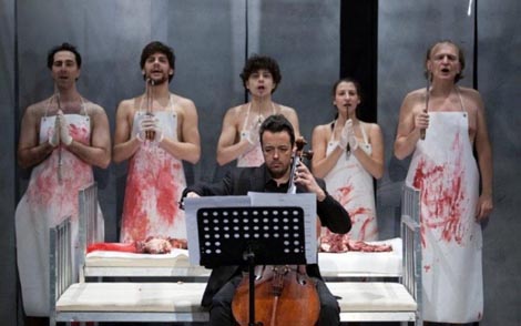 Kazalište Ulysses, Heartefact fond, Bitef teatar, Kamerni teatar 55, Beograd, Testament films: Biljana Srbljanović, Mali mi je ovaj grob, red. Dino Mustafić