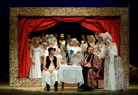 Hrvatsko narodno kazalište u Varaždinu: nepoznati autor, Mislibolesnik ili Hipohondrijakuš i Marc Antoine Charpentier, Le malade imaginaire, red. Ozren Prohić, dir. Saša Britvić