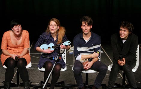 Teatar Rugantino, Kotar teatar i Akademija dramske umjetnosti: Moja nuklearna ljubav (po motivima priča s Forum.hr, autora pod pseudonimima Krflnk, Nisamtoja i Pbeatz), red. Olja Lozica