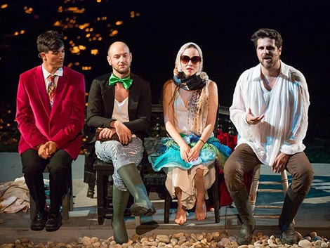 Hrvatsko narodno kazalište u Varaždinu, Dubrovačke ljetne igare, Hrvatsko društvo pisaca: Nekoliko zamišljenih prizora prema romanu Alessandra Baricca Ocean more, red. Mani Gotovac, foto: www.dubrovnik-festival.hr