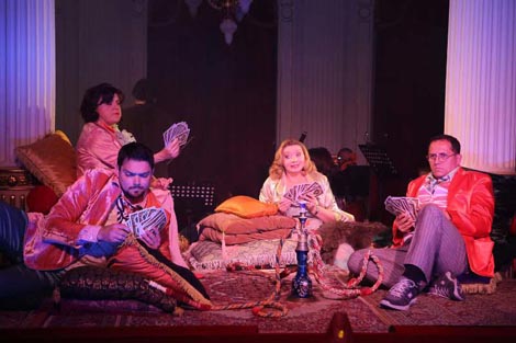 Hrvatsko narodno kazalište u Zagreb: Operni cabaret (Partija bridža Samuela Barbera), dir. Josip Šego, red. Jasna Žarić