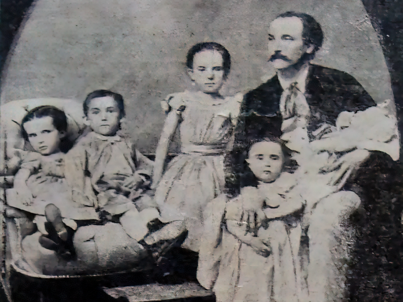 Josip Freudenreich i njegova djeca