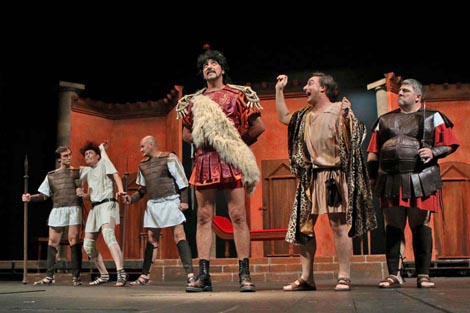 Hrvatsko narodno kazalište Ivana pl. Zajca,Rijeka, Talijanska drama: Tit Makcije Plaut, Le fatiche di Pseudolus / Pseudolove muke, red. Giovanni Battista Storti