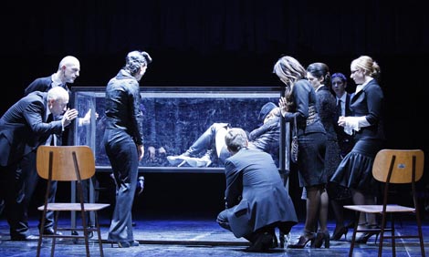 Slovensko narodno gledališče Maribor: Ivan Cankar, Sablazan u dolini šentflorijanskoj (Pohujšanje v dolini šentflorjanski), red. Janusz Kica