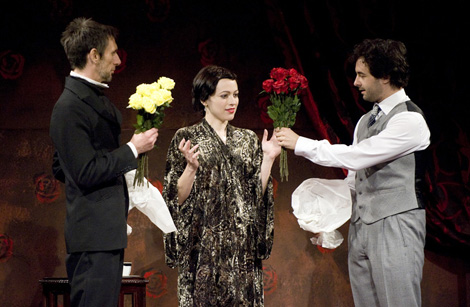 Hrvatsko narodno kazalište u Varaždinu: Miroslav Krleža, Tri kavaljera frajle Melanije,  red. Georgij Paro