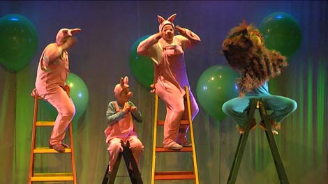 Teatar Naranča, Pula: Igor Bojović, Tri praščića, red. Majkl Mikolić