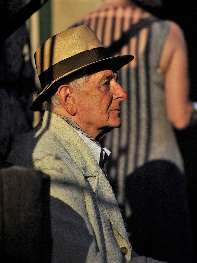 Miše Martinović u predstavi <em>Na taraci</em> Ive Vojnovića, red. Joško Juvančić, Dubrovačke ljetne igre, 2009.