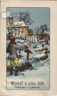 <em>Mlinar i njegovo dijete</em> nemačkog dramatičara Ernesta Raupacha prva je češka predstava odigrana u ruralnim krajevima Hrvatske, u Ljudevit selu 1890. godine