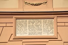 Natpis na staroj gradskoj vijećnici